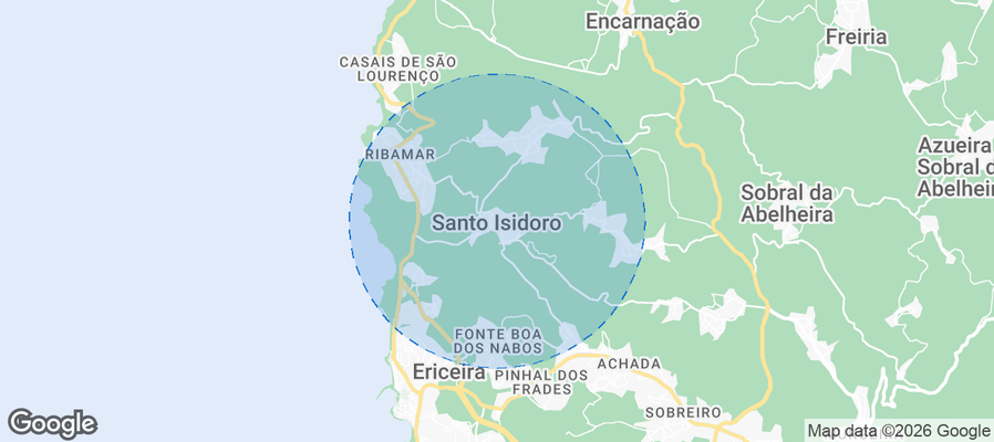 Santo Isidoro Airbnb map